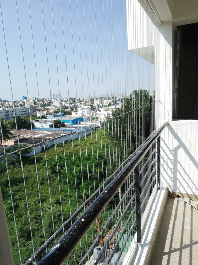 Invisible Grill for Balcony